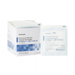 McKesson 16-42228-McKesson Sterile USP Type VII Gauze Sponge, 2 x 2 Inch, Sponges & Pads (CS)