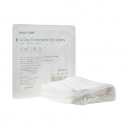McKesson 16-42447-McKesson Sterile X-ray Detectable Gauze Sponge, 4 x 8 Inch, Sponges & Pads (CS)