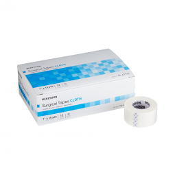 McKesson 16-47110-McKesson Silk-Like Cloth Medical Tape, 1 Inch x 10 Yard, White, Silk Tapes (BX)
