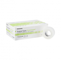 McKesson 16-48410-McKesson Silicone Medical Tape, 1 Inch x 5-1/2 Yard, Transparent, Tapes & Fastener