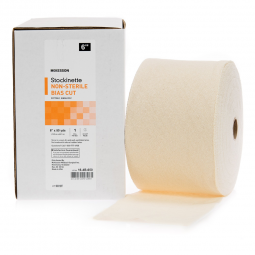 McKesson 16-4B-650-McKesson Bias Cut Stockinette, 6 Inch x 50 Yard, Retainer Dressings (CS)