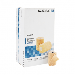 McKesson 16-53333-McKesson Self-adherent Closure Cohesive Bandage, 3 Inch x 5 Yard, Compression Band