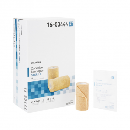 McKesson 16-53444-McKesson Self-adherent Closure Cohesive Bandage, 4 Inch x 5 Yard, Compression Band
