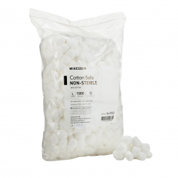 McKesson 16-9152-McKesson Nonsterile Cotton Balls, Large, Cotton Balls (CS) - McKesson Nonsterile Co