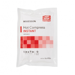 McKesson 16-9706 Hot Pack, Instant Chemical Activation, General Purpose, 5 x 7 in, Hot (CS/24)