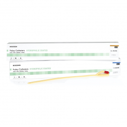 McKesson 16-LFOL512C-McKesson Hydrophilic-Coated Latex Foley Catheter, Coude Tip, 12 Fr., Indwelling
