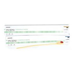 McKesson 16-LFOL514-Foley Catheter McKesson 2-Way Standard Tip 5 cc Balloon 14 Fr. Latex, Indwelling
