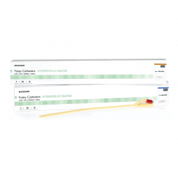 McKesson 16-LFOL518-Foley Catheter McKesson 2-Way Standard Tip 5 cc Balloon 18 Fr. Latex, Indwelling
