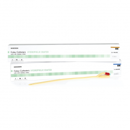 McKesson 16-LFOL518C-McKesson Hydrophillic Coated Foley Catheter, 18 Fr., Coude, Indwelling Catheter