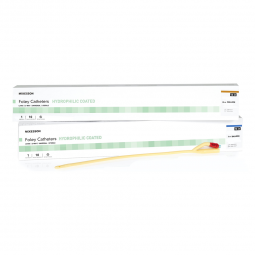 McKesson 16-LFOL520-Foley Catheter McKesson 2-Way Standard Tip 5 cc Balloon 20 Fr. Latex, Indwelling