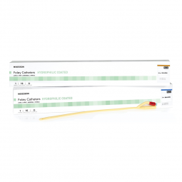 McKesson 16-LFOL522C-Foley Catheter McKesson 2-Way Coude Tip 5 cc Balloon 22 Fr. Latex, Indwelling C