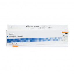 McKesson 16-M1616-McKesson Male Urethral Catheter, 16 Fr, Straight Tip, Intermittent (BX)