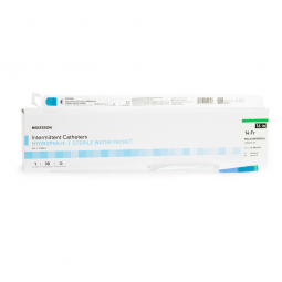 McKesson 16-MH1614-Urethral Catheter McKesson Straight Tip Hydrophilic Coated PVC 14 Fr 16 in, Inter
