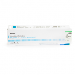 McKesson 16-MH1614C-Urethral Catheter McKesson Coude Tip Hydrophilic Coated PVC 14 Fr. 16 Inch, Inte