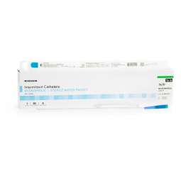 McKesson 16-MH1614C-Urethral Catheter McKesson Coude Tip Hydrophilic Coated PVC 14 Fr 16 in, Intermi