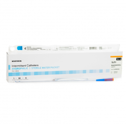 McKesson 16-MH1616C-Urethral Catheter McKesson Coude Tip Hydrophilic Coated PVC 16 Fr. 16 Inch, Inte