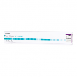 McKesson 16-SFOL3022-McKesson Silicone Foley Catheter, Standard Tip, 22 Fr., 30 cc, Indwelling Cathe