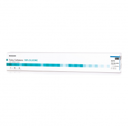 McKesson 16-SFOL3024-Foley Catheter McKesson 2-Way Standard Tip 30 cc Balloon 24 Fr. Silicone, Indwe