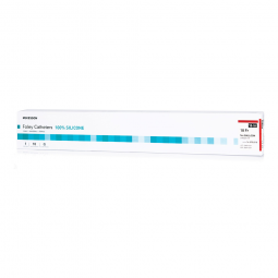 McKesson 16-SFOL518 Silicone Foley Catheter, Straight Tip, 5cc, 18 Fr, Indwelling Catheters (BX/10)