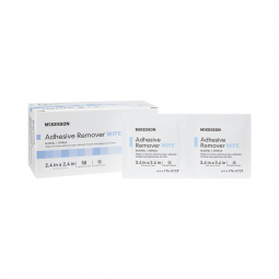 McKesson 176-5729-McKesson Adhesive Remover, 2-2/5 x 2-2/5 Inch Wipe, Adhesive Removers (BX)