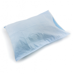 McKesson 18-918 Blue Tissue/Poly Disposable Pillowcase, 21 x 30 in, Bedding & Bed Warmers (CS/100)