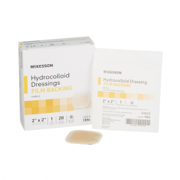 McKesson 1886 Hydrocolloid Dressing, 2 x 2 in (BX/20)