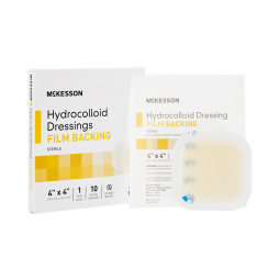 McKesson 1887 Hydrocolloid Dressing, 4 x 4 in (CS/200)