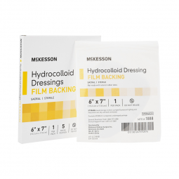 McKesson 1888-McKesson Hydrocolloid Dressing, 6 x 7 Inch Sacral, Hydrocolloids (BX) - McKesson Hydro