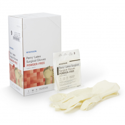 McKesson Perry McKesson 20-1090N-McKesson Perry Performance Plus Surgical Glove, Size 9, Cream, Medi