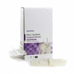 McKesson Perry Synthetic Surgical Gloves McKesson 20-2660N Perry Synthetic Surgical Gloves Polychlor