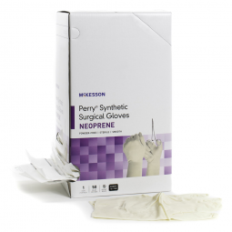 McKesson Perry Synthetic Surgical Gloves McKesson 20-2690N Perry Synthetic Surgical Gloves Polychlor