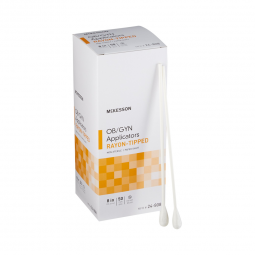 McKesson 24-808 Rayon-Tipped OBGYN Applicators-50/Box