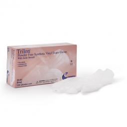 Trilon McKesson 25-92-Trilon Vinyl Exam Glove, Small, Clear, Medical Gloves (CS) - Trilon Vinyl Exam