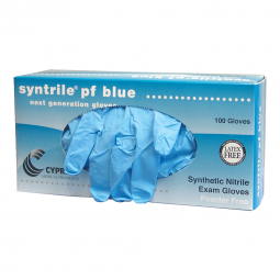 Syntrile pf McKesson 27-38-Syntrile pf Nitrile Exam Glove, Extra Large, Blue, Exam Gloves (BX)