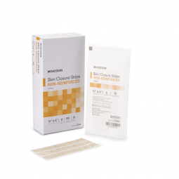 McKesson 3004-McKesson Non-Reinforced Skin Closure Strip, 1/2 x 4 in., Skin Closure Strips (BX)