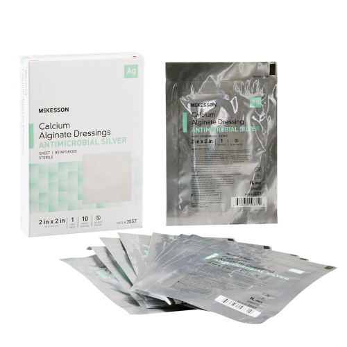silver dressing brands Amazon.com: MED PRIDE Silver Calcium Alginate Wound Dressing, 10-Pack