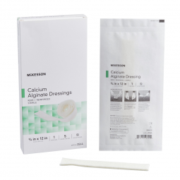 McKesson 3564-McKesson Alginate Dressing, � x 12 inch, Alginates (BX) - McKesson Alginate Dressing, 