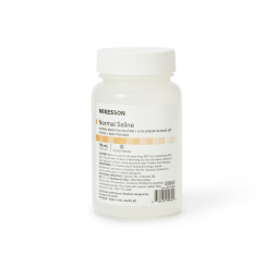 McKesson 37-6240 Saline Irrigation Solution, 100 mL Bottle (CS/48)