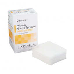 McKesson 44082000 Gauze Sponge, 4 x 4 in (BG/200)