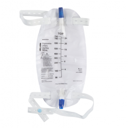 McKesson 4602 Urinary Leg Bag, 750 mL (CS/48)