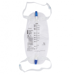 McKesson 4605 Disposable Urinary Leg Bag, 1000 mL (CS/48)