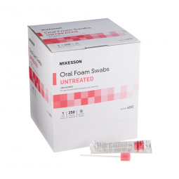 McKesson 4832 Oral Swabstick, Foam Tip (BX/250)