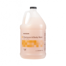 McKesson 53-28021-GL 2 in-1 Shampoo & Body Wash, Apricot Scent, 1 gal Jug, Shampoos & Conditioners (