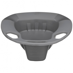 McKesson 56-80245-McKesson Stackable Bedpan, Non-Stick Plastic, Latex-Free, Graphite, Bedpans (CS)
