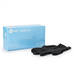 Touch of Life McKesson 7027156-Touch of Life Nitrile Exam Glove, Extra Large, Black, Exam Gloves (CS