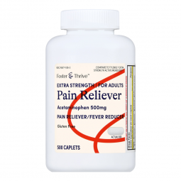 Foster & Thrive McKesson 70677113803-Foster & Thrive Extra Strength Pain Reliever Acetaminophen 500 
