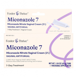 McKesson 70677122201 Foster & Thrive Miconazole Nitrate Vaginal Cream w/ Reusable Applicator (EA/1)