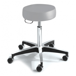 McKesson 81-11001PR57-McKesson Round Pneumatic Exam Stool, Clamshell, Stools & Step Stools
