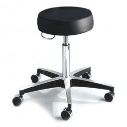 McKesson 81-11001US393-McKesson Round Pneumatic Exam Stool, Black, Stools & Step Stools