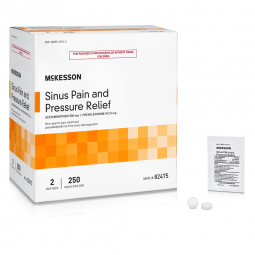 McKesson Brand McKesson 82475-McKesson Acetaminophen / Phenylephrine Cold & Sinus Relief, Pain Relie